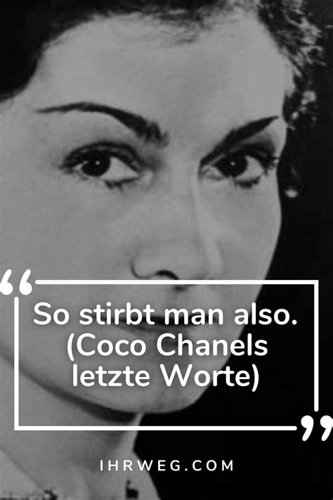 Zitate von Coco Chanel .